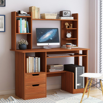 New Type bedroom office desk with bookshelf